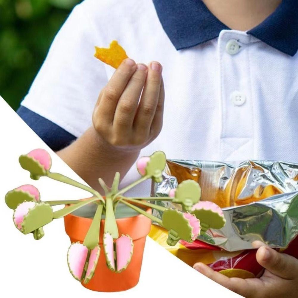 Potted Plant Design Potato Chip Bag Clamp 3D Printed Food Storage Sealer Creative Seal Grip Office рожевий
Potted Plant Design Potato Chip Bag Clamp 3D Printed Food Storage Sealer Creative Seal Grip Office рожевий