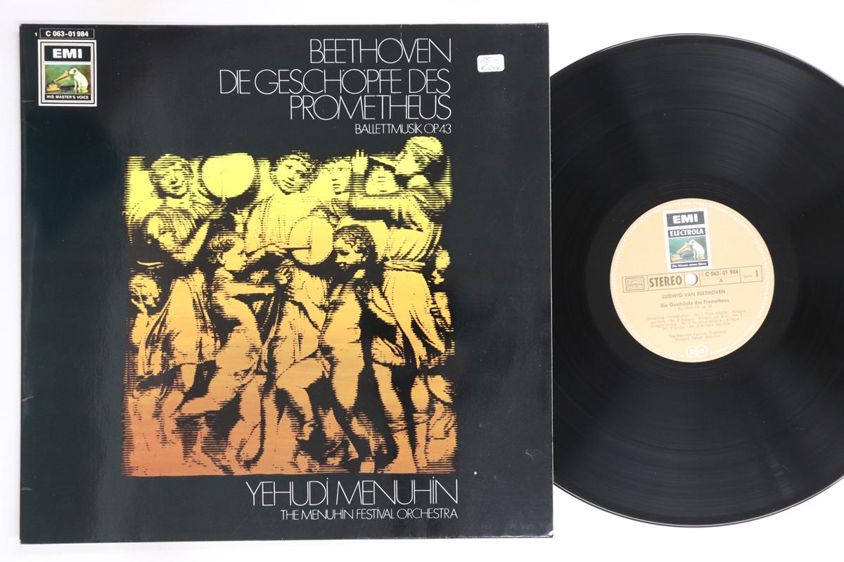 LP Record YEHUDI MENUHIN, MENUHIN FESTIVAL OR - Beethoven Die Geschopfe Des Prometh 1C06301984 ELECTROLA 1970 Germany Classical Used
LP Record YEHUDI MENUHIN, MENUHIN FESTIVAL OR - Beethoven Die Geschopfe Des Prometh 1C06301984 ELECTROLA 1970 Germany Classical Used
