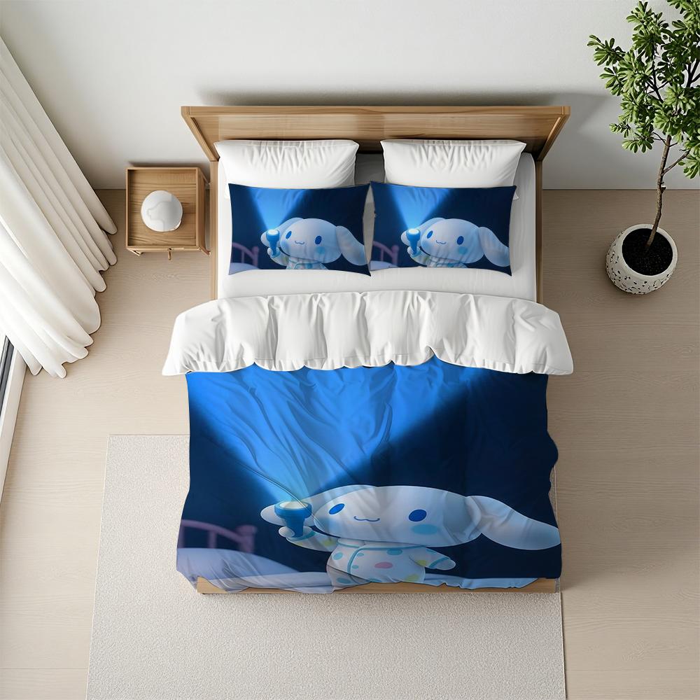 Fashion Sario Friends Duvet Cover Set Home Style Bedding Soft Laundry Cotton Bed 3 Piece Set Student Dormitory Gift 135x200cm
Fashion Sario Friends Duvet Cover Set Home Style Bedding Soft Laundry Cotton Bed 3 Piece Set Student Dormitory Gift 135x200cm