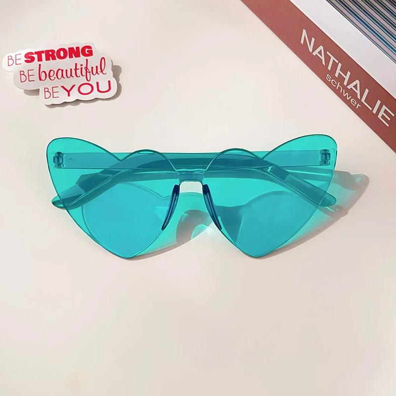 2026 Women Fashion Rimless Colors Cute Heteromorphic Heart Shape Sunglasses UV400 Vintage Tinted Party Girls Female Sun Glasses светло-синий
2026 Women Fashion Rimless Colors Cute Heteromorphic Heart Shape Sunglasses UV400 Vintage Tinted Party Girls Female Sun Glasses светло-синий