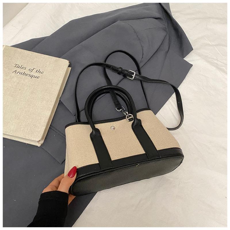 Large-capacity canvas bag women s summer versatile new casual messenger bag popular contrasting color bucket bag
Large-capacity canvas bag women s summer versatile new casual messenger bag popular contrasting color bucket bag