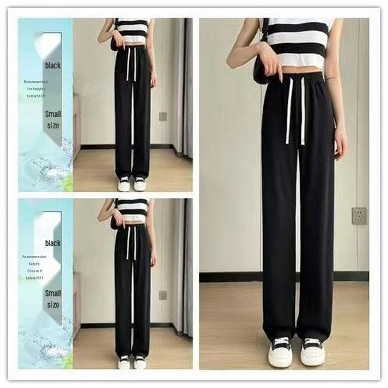 Women s Summer Elastic Waist Wide-Leg Pants - Lightweight, Draped, High-Waist, Loose, Floor-Length Casual Trousers M (75-100 jin)
Women s Summer Elastic Waist Wide-Leg Pants - Lightweight, Draped, High-Waist, Loose, Floor-Length Casual Trousers M (75-100 jin)