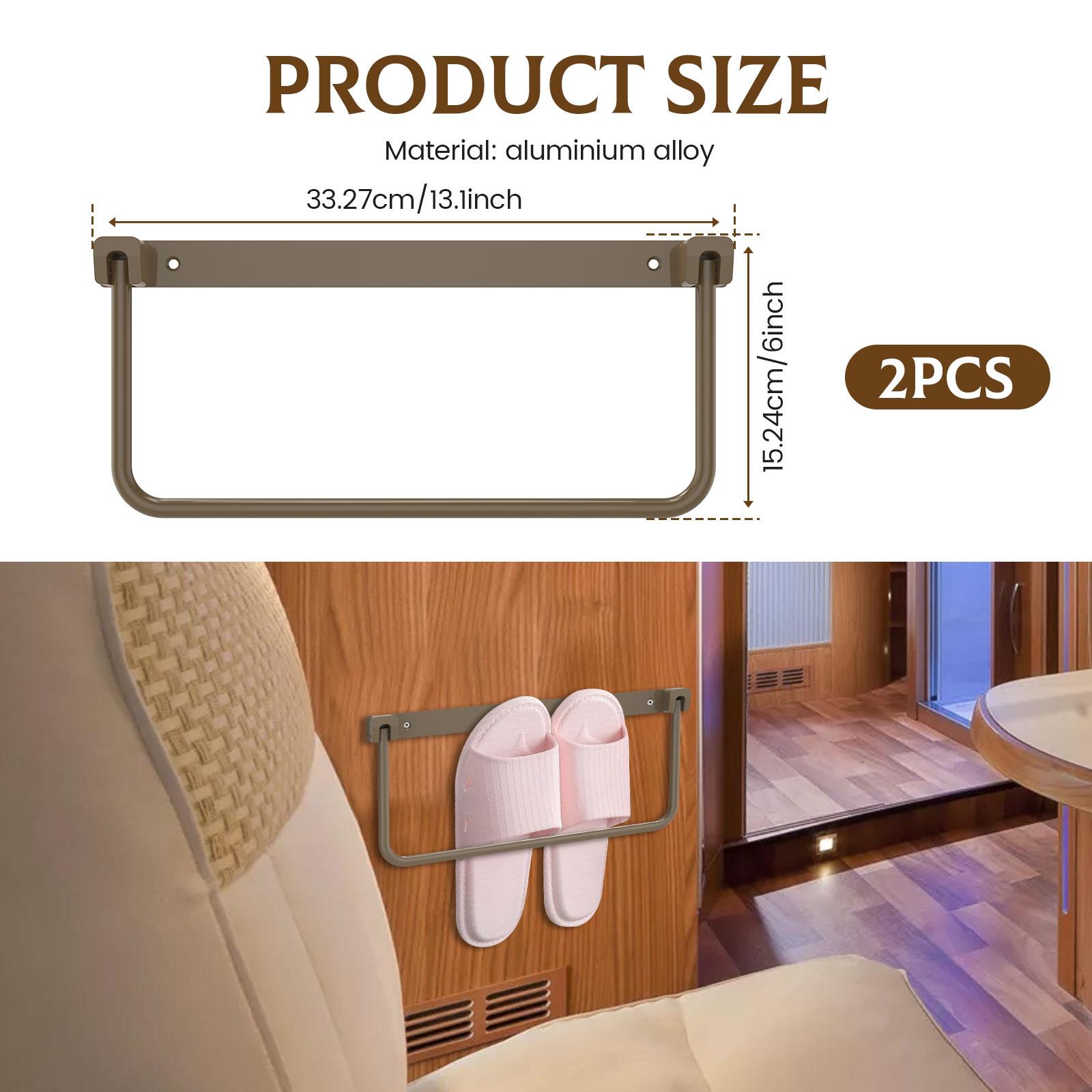 6Pcs New RV Shoe Rack Aluminum Alloy Foldable Shoe Holder Space Saving Reusable Wall Mounted Rack for Traveling Camping Bathroom 8 inch
6Pcs New RV Shoe Rack Aluminum Alloy Foldable Shoe Holder Space Saving Reusable Wall Mounted Rack for Traveling Camping Bathroom 8 inch