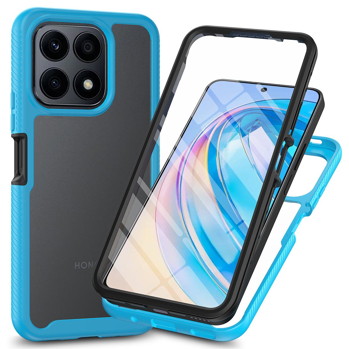 For Honor X8a 4G Impact Resistant Phone Cover 3-in-1 Detachable Case with PET Screen Protector Baby Blue
For Honor X8a 4G Impact Resistant Phone Cover 3-in-1 Detachable Case with PET Screen Protector Baby Blue
