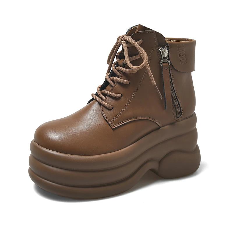 Мода 8,5 см Каблуки Зимние Женские Кожаные Массивные Ботильоны Осенние Ботинки на Высокой Платформе Женские Толстая Подошва Нескользящие Мотоциклетные Ботильоны 34 коричневый
Мода 8,5 см Каблуки Зимние Женские Кожаные Массивные Ботильоны Осенние Ботинки на Высокой Платформе Женские Толстая Подошва Нескользящие Мотоциклетные Ботильоны 34 коричневый