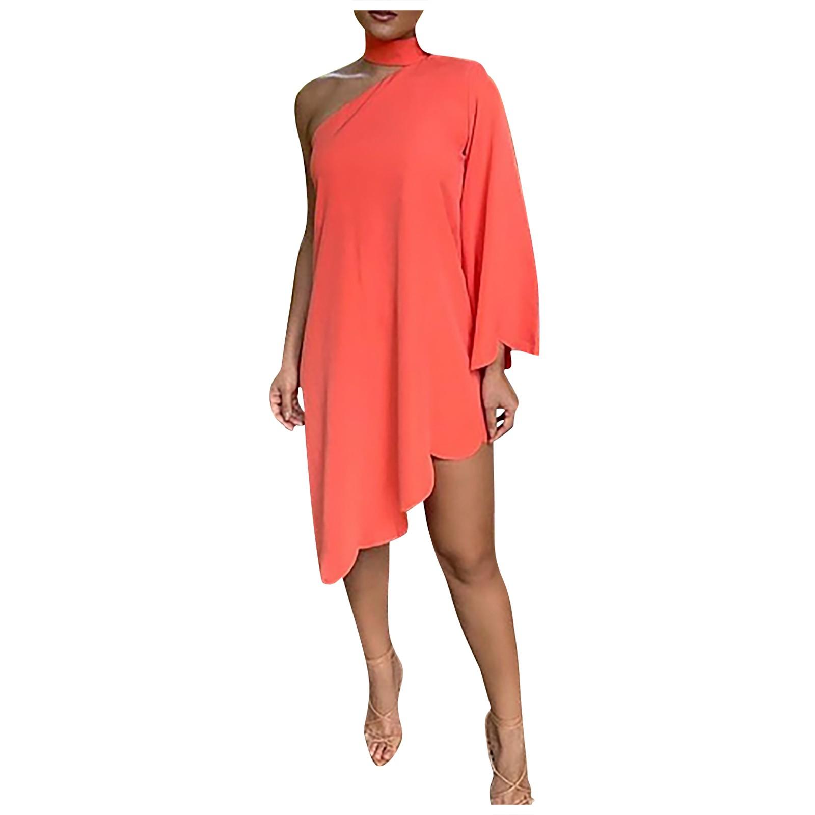Women s Fashion Casual Loose Shoulder Long Sleeve Single Sleeve Print Dress XXL помаранчевий
Women s Fashion Casual Loose Shoulder Long Sleeve Single Sleeve Print Dress XXL помаранчевий