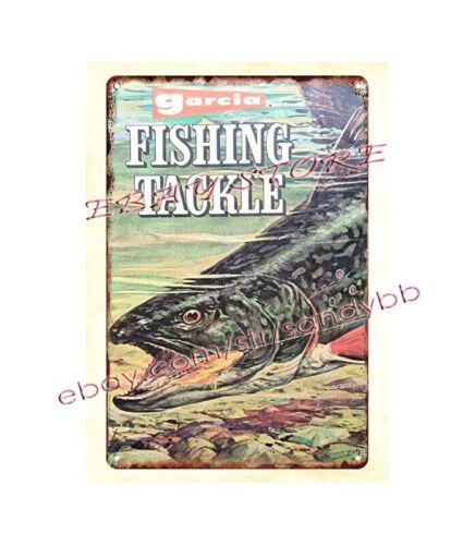 s Garcia Fishing Tackle metal tin sign indoor outdoor reproductionsAluminum 20x30cm(7.8x11.8inch)
s Garcia Fishing Tackle metal tin sign indoor outdoor reproductionsAluminum 20x30cm(7.8x11.8inch)