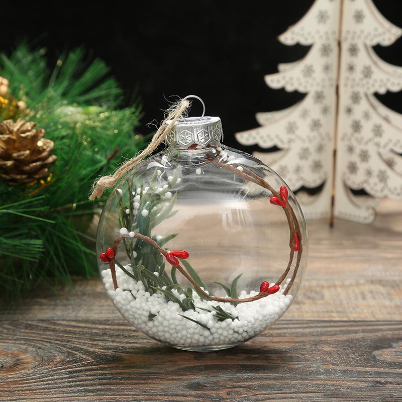 New Christmas Decorative PET Transparent Flat Spherical Indoor Outdoor Christmas Tree Acrylic Plastic Ellipse Pendant Gift Ball 1pc
New Christmas Decorative PET Transparent Flat Spherical Indoor Outdoor Christmas Tree Acrylic Plastic Ellipse Pendant Gift Ball 1pc