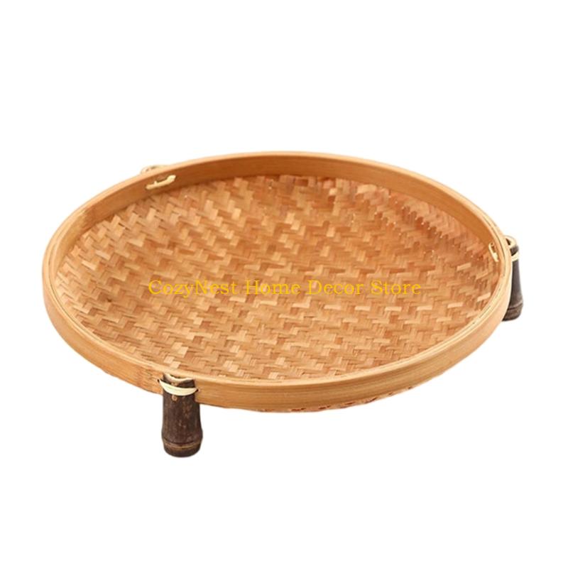 92MF Artisanal Bamboos Fruit Tray Dessert Dish For Modern Desktop Decoration
92MF Artisanal Bamboos Fruit Tray Dessert Dish For Modern Desktop Decoration