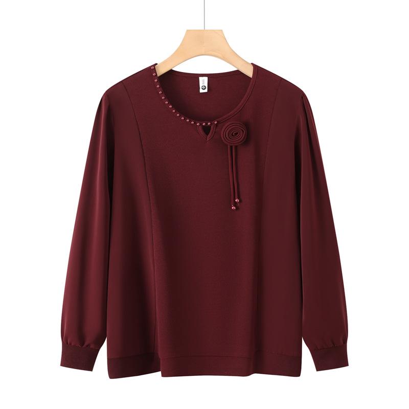 Spring/Summer Lightweight Long Sleeve Pullover for Middle-Aged Women - Stylish, Casual, and Comfortable 4XL (suitable for 140-155 jin)
Spring/Summer Lightweight Long Sleeve Pullover for Middle-Aged Women - Stylish, Casual, and Comfortable 4XL (suitable for 140-155 jin)