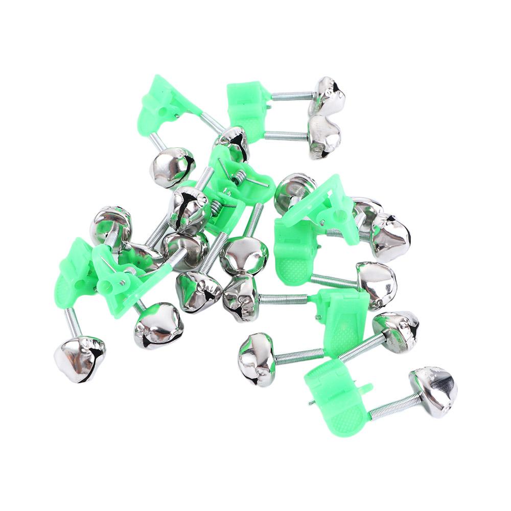 Indicator Rod Clamp Tip Twin Spiral Bells Fishing Accessories Fishing Rod Bell Fishing Bite Alarms зелений
Indicator Rod Clamp Tip Twin Spiral Bells Fishing Accessories Fishing Rod Bell Fishing Bite Alarms зелений