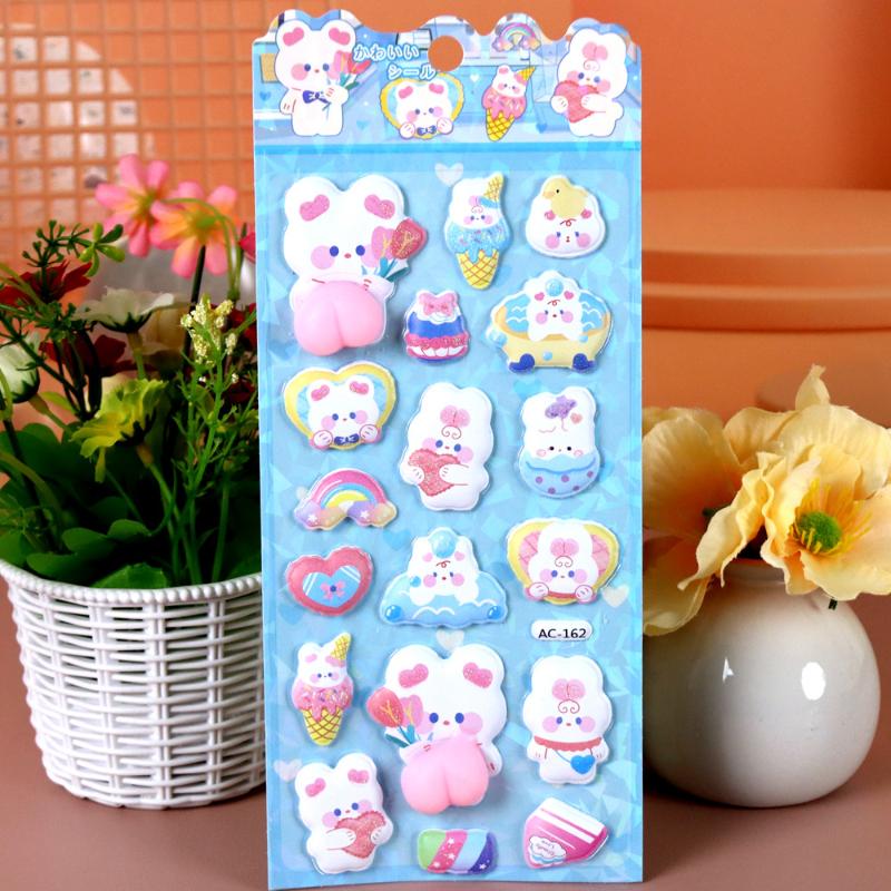 Cute Cartoon Sanrio Kuromi Animals Soft Puffy 3D Stickers Diy Laptop Scrapbook Phone Case Decoration Decals Decompression Gifts
Cute Cartoon Sanrio Kuromi Animals Soft Puffy 3D Stickers Diy Laptop Scrapbook Phone Case Decoration Decals Decompression Gifts