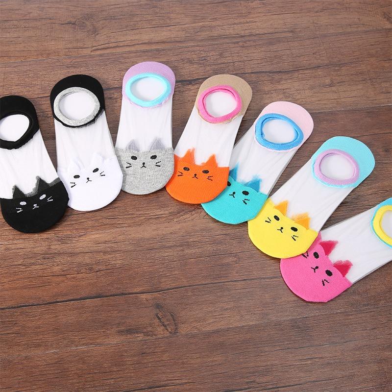 5 Pairs of Ladies Summer Cute Little Cat Transparent Shallow Mouth Ice Silk Lace Invisible Boat Socks 5 Pairs рожевий червоний колір
5 Pairs of Ladies Summer Cute Little Cat Transparent Shallow Mouth Ice Silk Lace Invisible Boat Socks 5 Pairs рожевий червоний колір