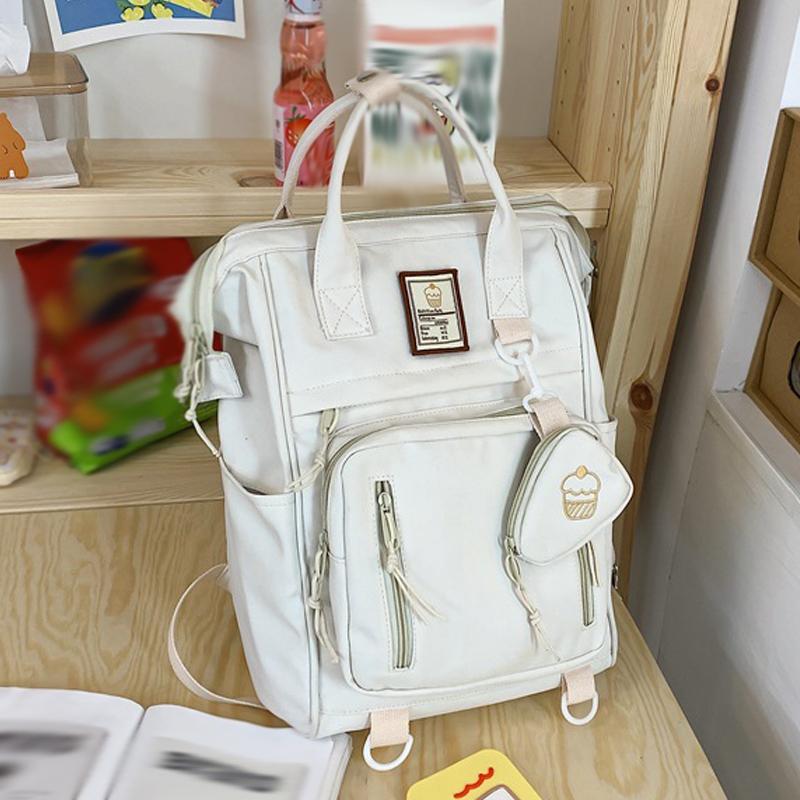 2025 Новий японський літературний рюкзак Великої місткості Легкий Водонепроникний Захист хребта Шкільний рюкзак Однотонний Повсякденний Портативний рюкзак білий
2025 Новий японський літературний рюкзак Великої місткості Легкий Водонепроникний Захист хребта Шкільний рюкзак Однотонний Повсякденний Портативний рюкзак білий