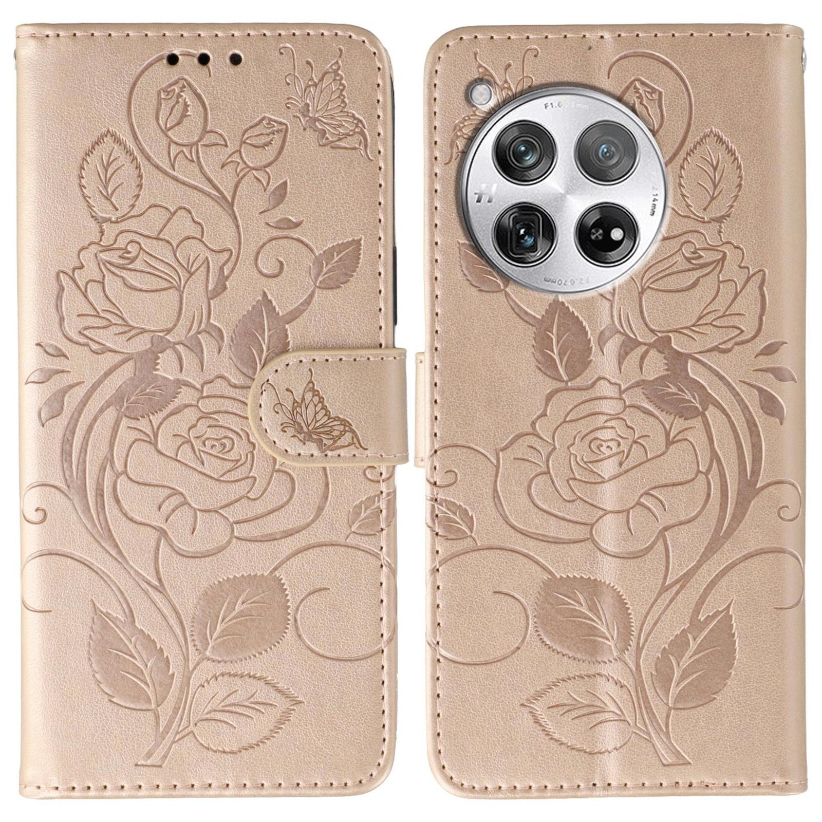 For OnePlus 12 5G Case Wallet Stand Imprinted Rose Butterfly PU Leather Phone Cover Rose Gold
For OnePlus 12 5G Case Wallet Stand Imprinted Rose Butterfly PU Leather Phone Cover Rose Gold