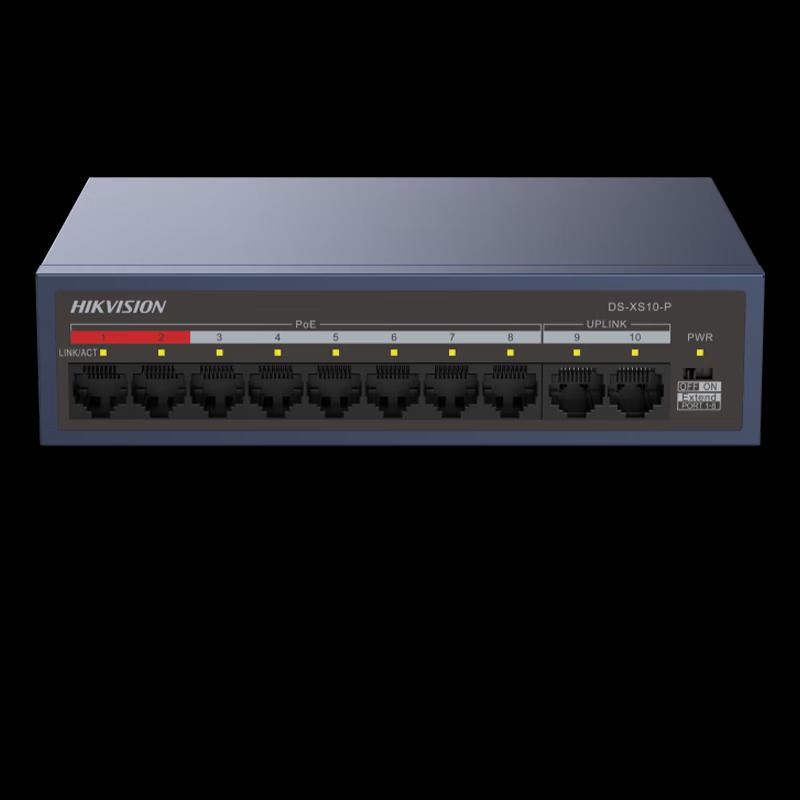 Hikvision DS-XS10-P 10-Port Unmanaged Fast Ethernet Switch
Hikvision DS-XS10-P 10-Port Unmanaged Fast Ethernet Switch