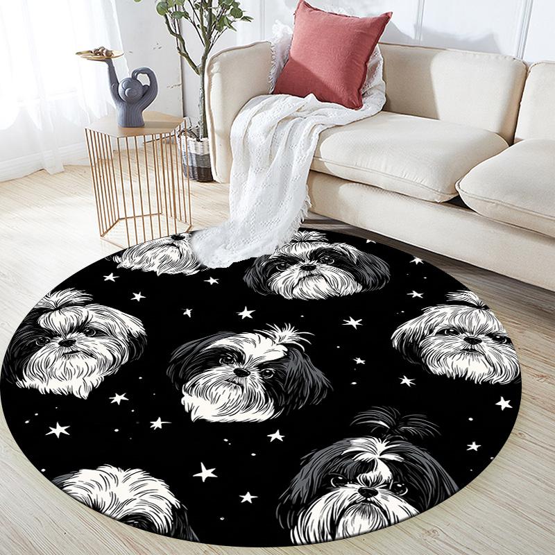 Starry Dog Round Area Rug,Carpet Rug for Living Room Bedroom Sofa Playroom Decor,Non-slip Floor Mat 80cmx80cm
Starry Dog Round Area Rug,Carpet Rug for Living Room Bedroom Sofa Playroom Decor,Non-slip Floor Mat 80cmx80cm