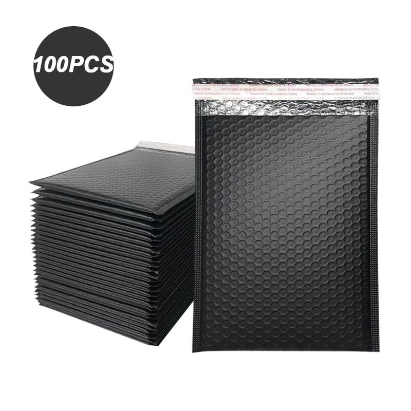 100Pcs Bubble Buffer Anti-fall Protection Balloon Waterproof Black Plastic Pe Packaging Bag Courier Package Envelope Poly Mailer (black,11*15cm) чорний
100Pcs Bubble Buffer Anti-fall Protection Balloon Waterproof Black Plastic Pe Packaging Bag Courier Package Envelope Poly Mailer (black,11*15cm) чорний