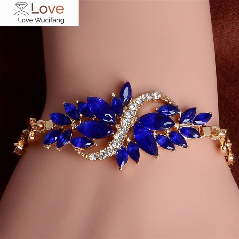 Women Gold Filled 5 Colors Cz Austrian Crystal Bracelets &Bangles Jewelry Wholesale Sales
Women Gold Filled 5 Colors Cz Austrian Crystal Bracelets &Bangles Jewelry Wholesale Sales