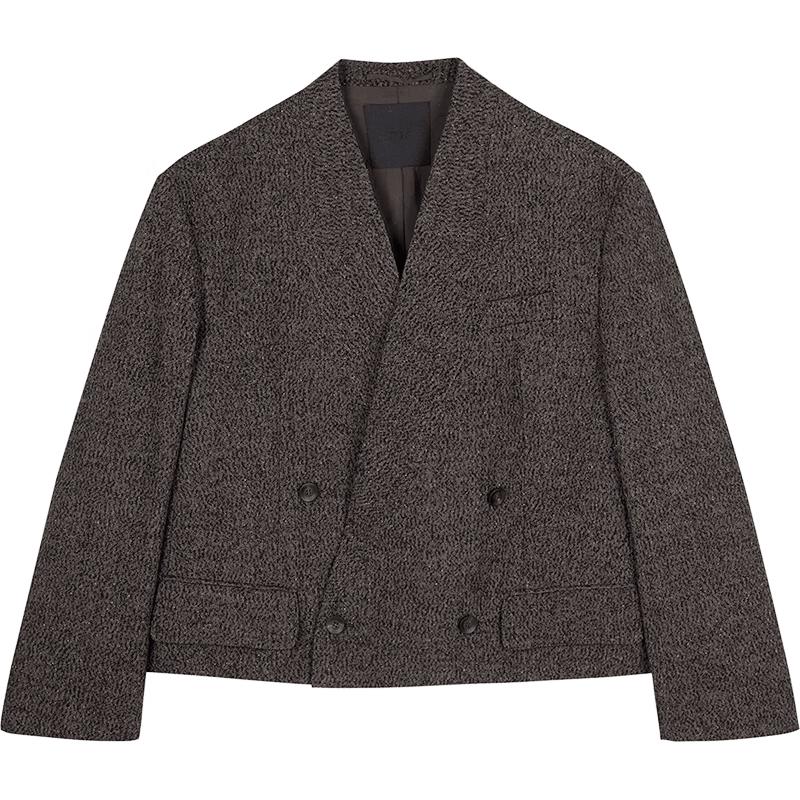 JNBY Fall Wool Blend Cropped Double-Breasted Blazer XS
JNBY Fall Wool Blend Cropped Double-Breasted Blazer XS