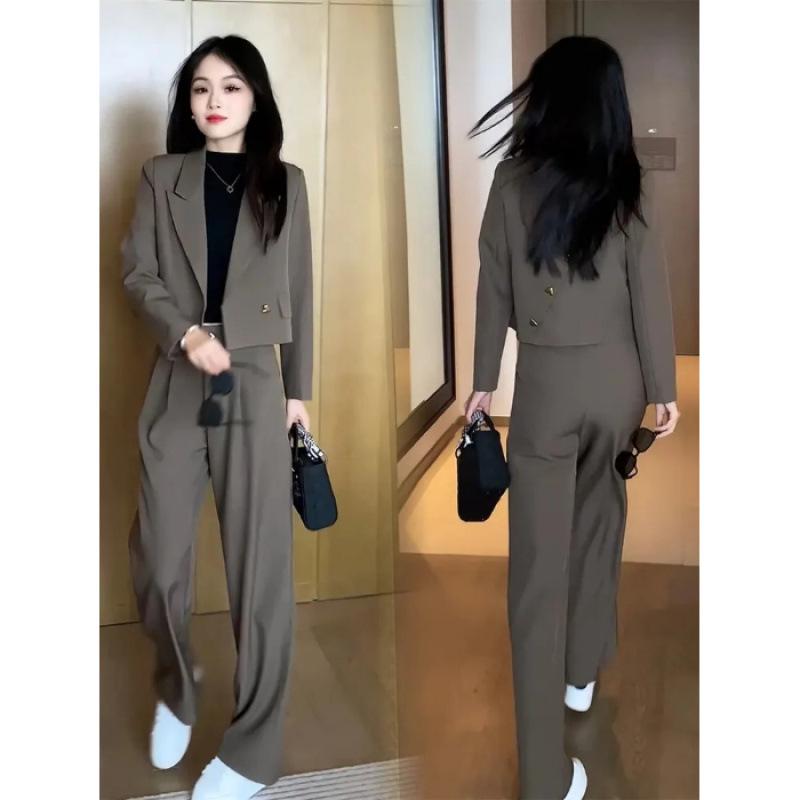 Women s Petite Black Blazer & Casual Pants Set - Stylish Spring/Autumn Two-Piece Trendy Outfit S
Women s Petite Black Blazer & Casual Pants Set - Stylish Spring/Autumn Two-Piece Trendy Outfit S