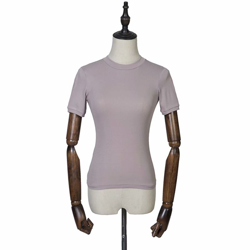 European and American-Style Figure-Flattering High Waist Crop Top T-shirts Powder S
European and American-Style Figure-Flattering High Waist Crop Top T-shirts Powder S