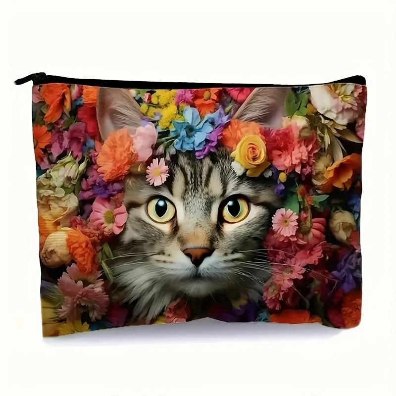 Vibrant Floral Cosmetic Bag - Spacious, Lightweight Makeup Organizer with Zipper Pouch for Travel, Perfect for Women and Men on-the-go 8.66inch*6.3inch*0.39inch
Vibrant Floral Cosmetic Bag - Spacious, Lightweight Makeup Organizer with Zipper Pouch for Travel, Perfect for Women and Men on-the-go 8.66inch*6.3inch*0.39inch