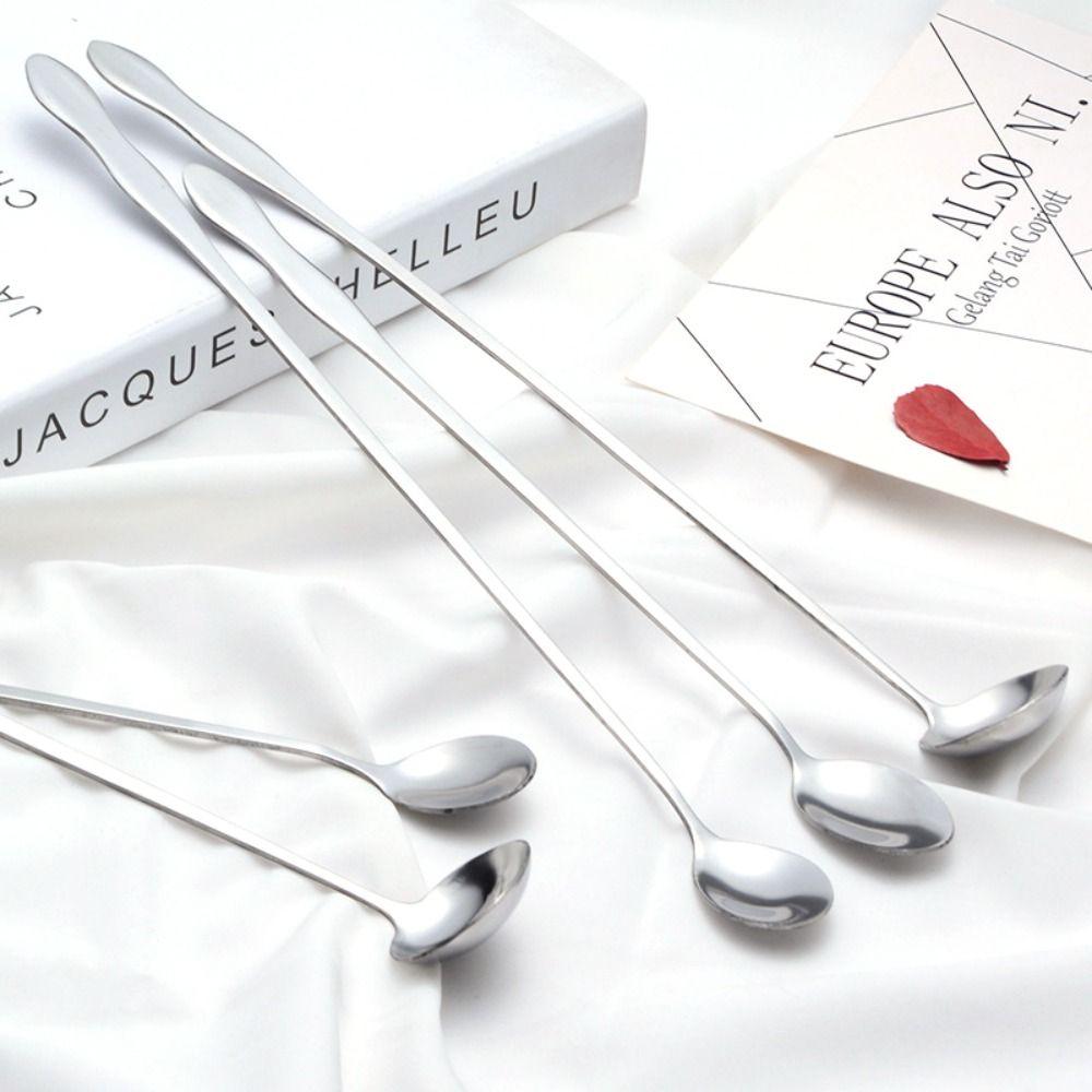 Cream Stainless Steel Long Handle Ice Tea Mixing Stirrers Bar Spoon Cocktail Stirring Tool Teaspoon 32cm-ladle
Cream Stainless Steel Long Handle Ice Tea Mixing Stirrers Bar Spoon Cocktail Stirring Tool Teaspoon 32cm-ladle