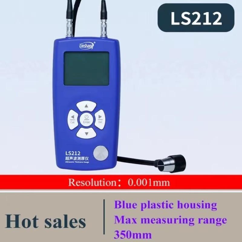 Linshang LS212 Digital UT Gauge Ultrasound Ultrasonic Thickness Gauge Resolution 0.001mm for Glass Metal Plastic Ceramics синий
Linshang LS212 Digital UT Gauge Ultrasound Ultrasonic Thickness Gauge Resolution 0.001mm for Glass Metal Plastic Ceramics синий
