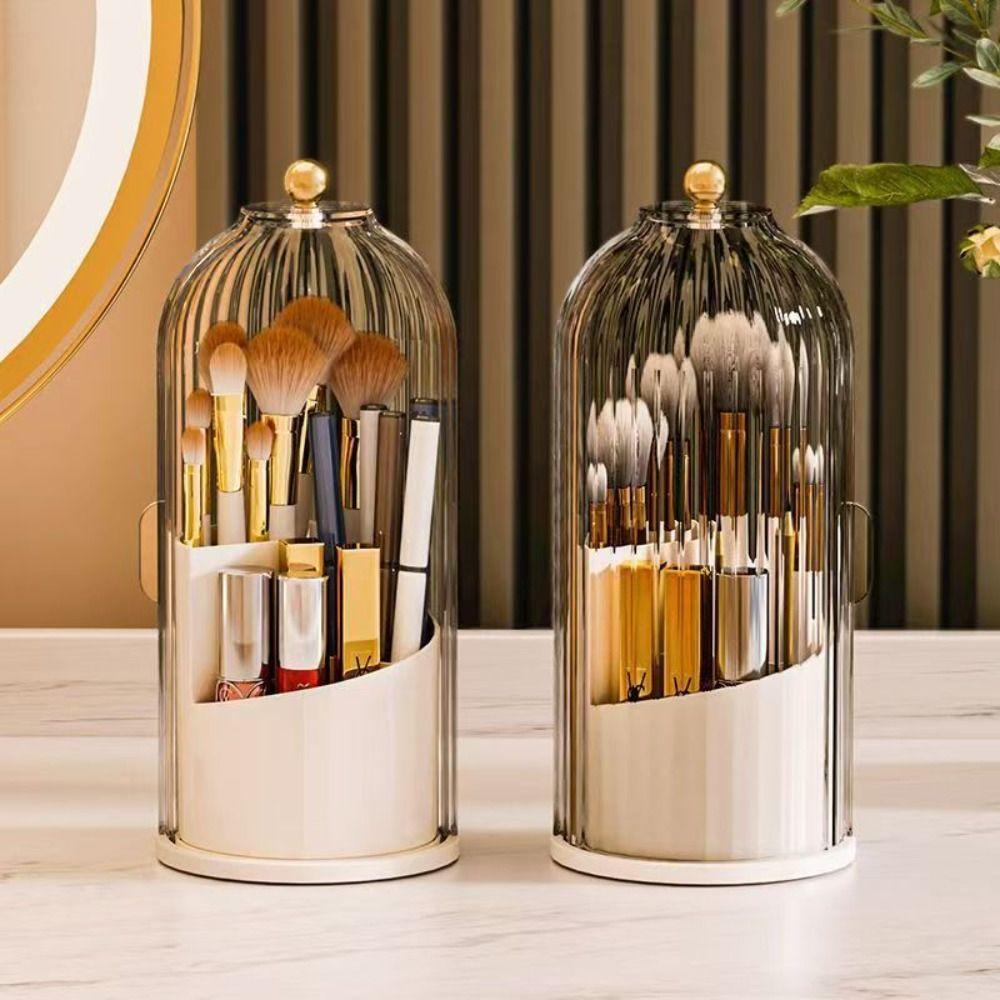 Rotatable Makeup Brush Cylinder Transparent Pen Holder Home Decor Dressing Table Shelf Bedroom зелений
Rotatable Makeup Brush Cylinder Transparent Pen Holder Home Decor Dressing Table Shelf Bedroom зелений