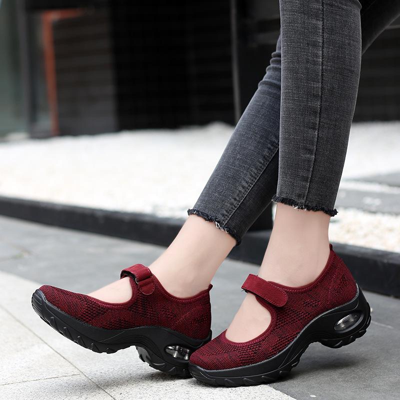 Large size fly-woven women s shoes mesh breathable medium and old air cushion single shoes thick heel non-slip mother shoes 42
Large size fly-woven women s shoes mesh breathable medium and old air cushion single shoes thick heel non-slip mother shoes 42
