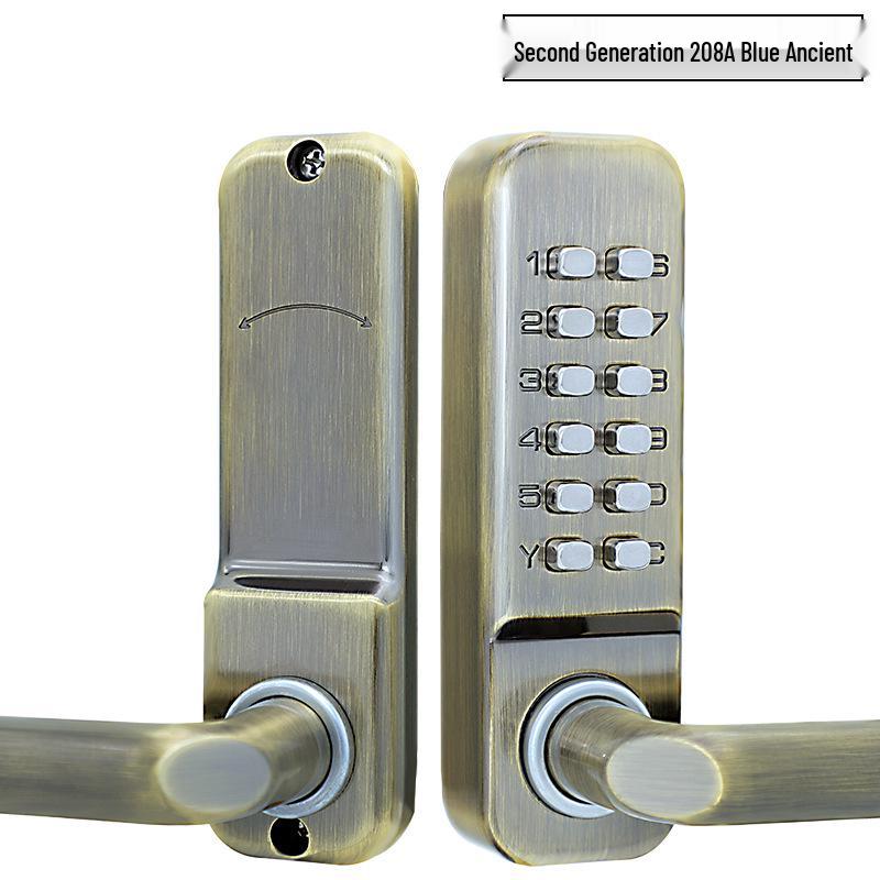 Yagu Mechanical Password Door Lock for Indoor Rooms and Offices 2nd Gen Antique Green срібний
Yagu Mechanical Password Door Lock for Indoor Rooms and Offices 2nd Gen Antique Green срібний