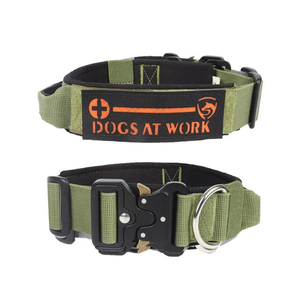 Wear Resistant Police Dog Collar Adjustable Dog Training Collars Tactical Dog Collar for Walking M сірий
Wear Resistant Police Dog Collar Adjustable Dog Training Collars Tactical Dog Collar for Walking M сірий