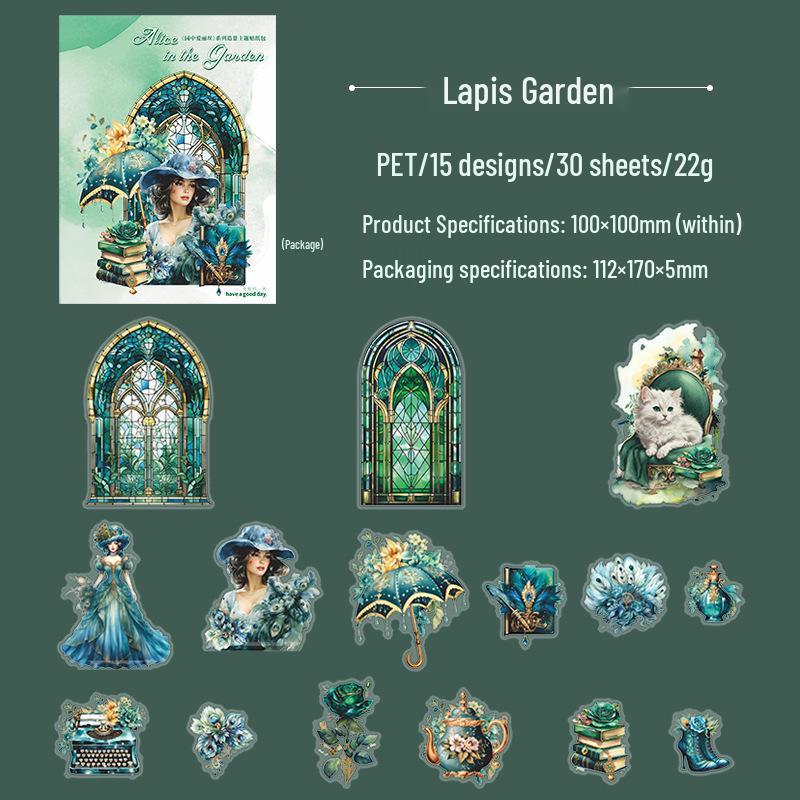 Набор наклеек «Прекрасный день»: Серия «Алиса в саду», 30 листов для DIY-журналов с 8 уникальными дизайнами персонажей
Набор наклеек «Прекрасный день»: Серия «Алиса в саду», 30 листов для DIY-журналов с 8 уникальными дизайнами персонажей