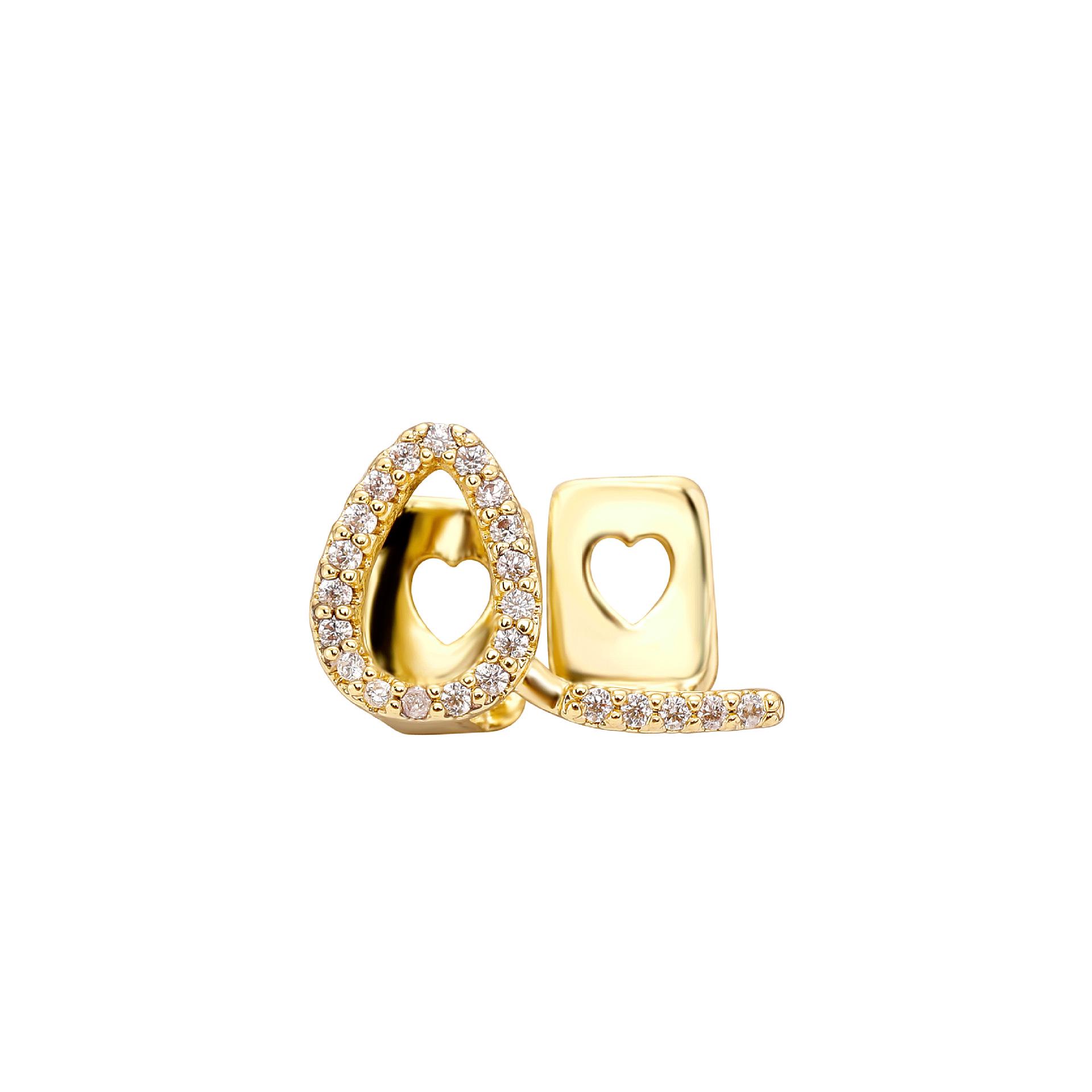 Two-Tone Double Zircon Hollow Grillz Set: Stylish Hip-Hop Gold Teeth with Diamond Accents
Two-Tone Double Zircon Hollow Grillz Set: Stylish Hip-Hop Gold Teeth with Diamond Accents