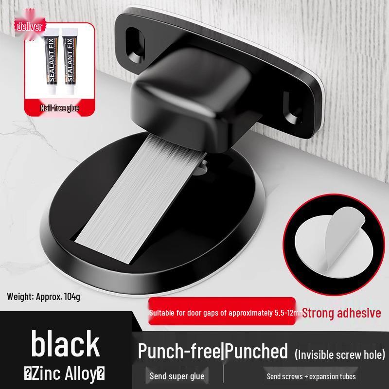 Magnetic Door Stopper: Strong, Punch-Free, Anti-Collision Floor Mount for Bedroom & Bathroom Doors
Magnetic Door Stopper: Strong, Punch-Free, Anti-Collision Floor Mount for Bedroom & Bathroom Doors