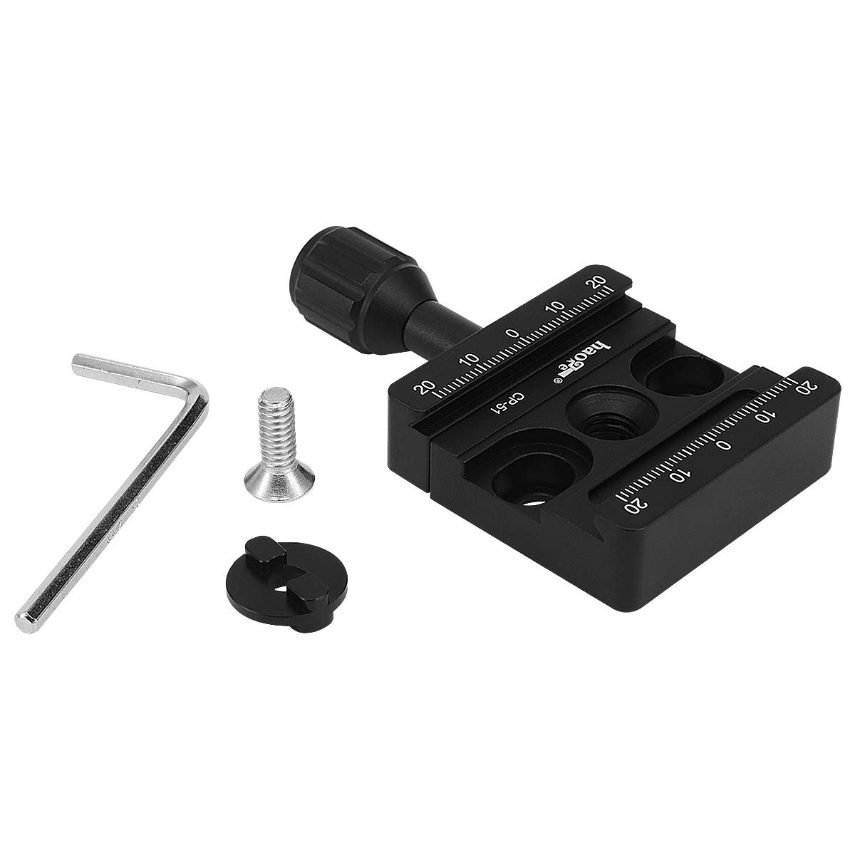 Haoge Combo Boss Adapter with 50mm Compatible Quick Release Clamp for Manfrotto Tripod Ball Head Clamp Replacement CP-51 Arca-Swiss
Haoge Combo Boss Adapter with 50mm Compatible Quick Release Clamp for Manfrotto Tripod Ball Head Clamp Replacement CP-51 Arca-Swiss