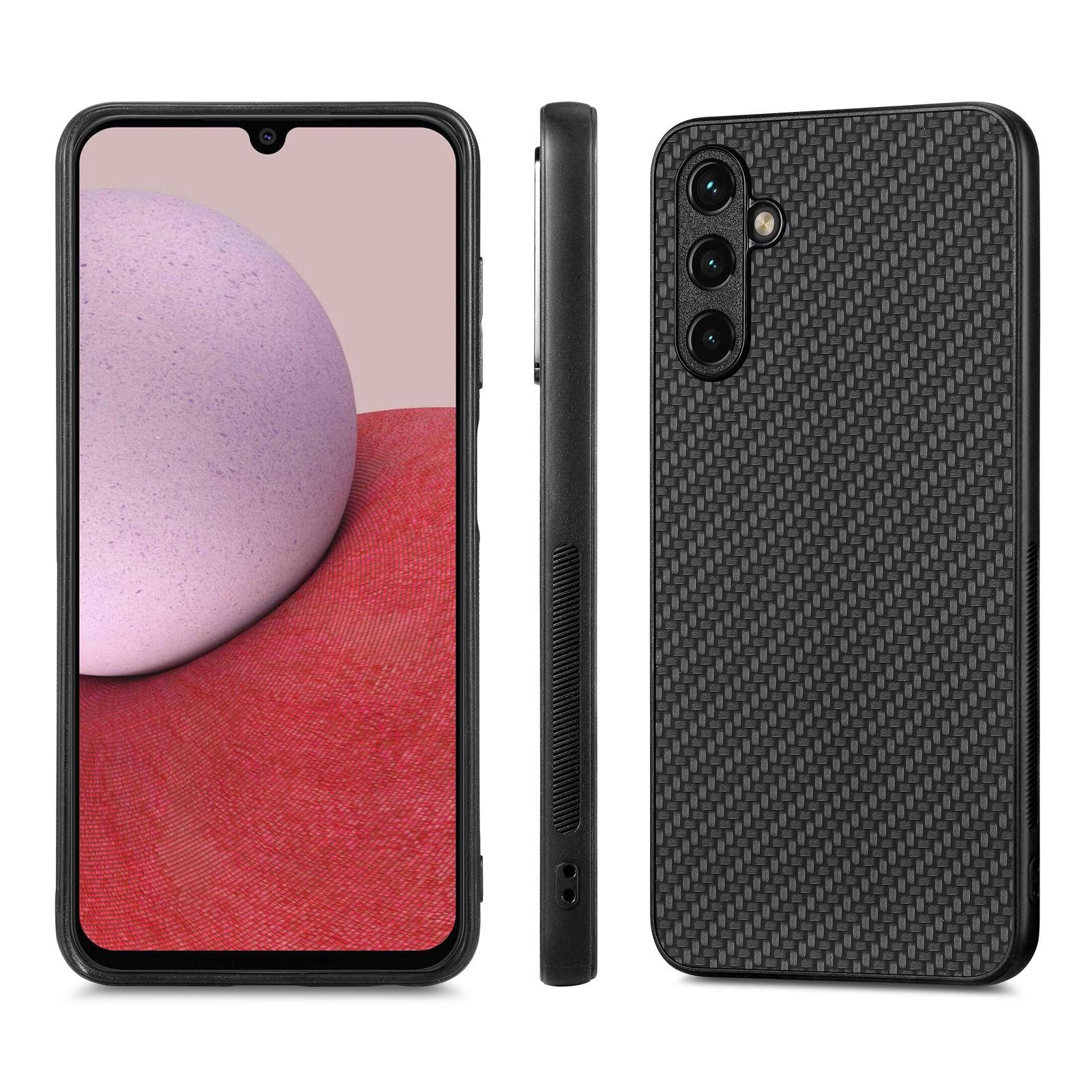 Anti-scratch Phone Case For Samsung Galaxy A14 5G/A14 4G Carbon Fiber Texture PU Leather Coated Soft TPU Anti-fall Phone Cover Black
Anti-scratch Phone Case For Samsung Galaxy A14 5G/A14 4G Carbon Fiber Texture PU Leather Coated Soft TPU Anti-fall Phone Cover Black