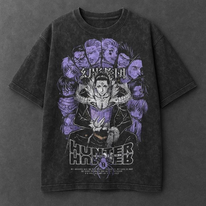Anime Hunter x Hunter Chrollo Graphic TShirt Men Short Sleeve Clothing Casual Cotton Tshirt Retro Acid Washed high quality soft M
Anime Hunter x Hunter Chrollo Graphic TShirt Men Short Sleeve Clothing Casual Cotton Tshirt Retro Acid Washed high quality soft M