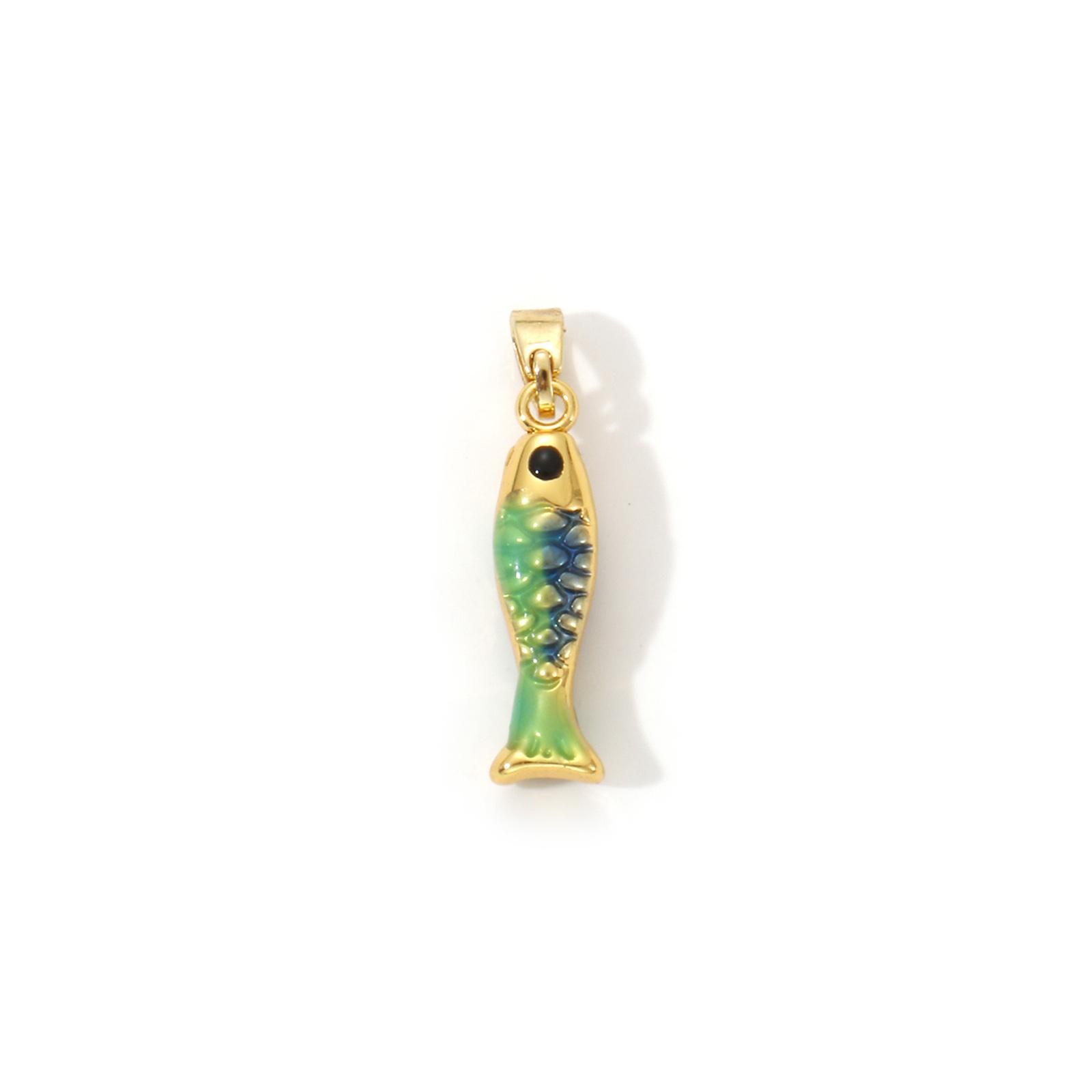 2 PCs Brass Ocean Fish Jewelry Charms 18K Gold Plated Enamel 3D Metal Pendants For DIY Necklace Findings Making Findings
2 PCs Brass Ocean Fish Jewelry Charms 18K Gold Plated Enamel 3D Metal Pendants For DIY Necklace Findings Making Findings