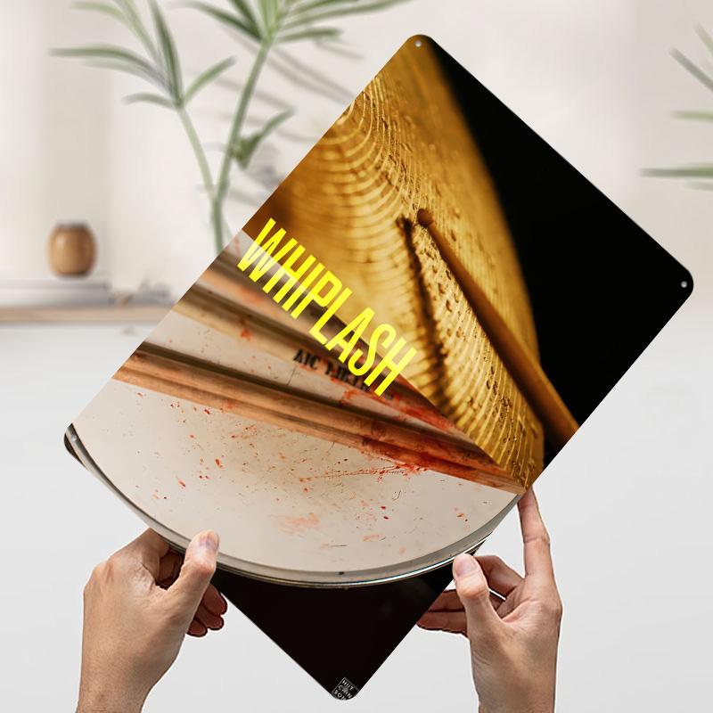 Whiplash Movie Tin Plaque Poster Customized Wall Art Retro Vintage Metal Signs for Man Cave Garage Decoration Room Office Decor 20x30cm(7.8x11.8inch)
Whiplash Movie Tin Plaque Poster Customized Wall Art Retro Vintage Metal Signs for Man Cave Garage Decoration Room Office Decor 20x30cm(7.8x11.8inch)