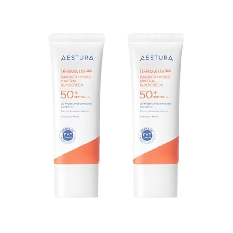 Aestura Derma UV365 Barrier Hydro Mineral Sunscreen SPF50+ PA++++ 40ml – Ceramide Moisturizing Mineral Sunscreen for Sensitive Skin 40ml 2ea
Aestura Derma UV365 Barrier Hydro Mineral Sunscreen SPF50+ PA++++ 40ml – Ceramide Moisturizing Mineral Sunscreen for Sensitive Skin 40ml 2ea