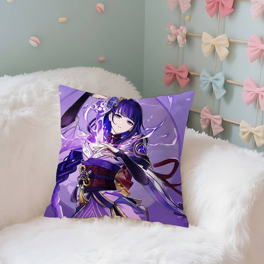 RRaidenSShogun GGenshin IImpact Case Plush Fabric Soft Pillowcase Double Sided Print Cushion Cover Household Gifts 40x40 cm
RRaidenSShogun GGenshin IImpact Case Plush Fabric Soft Pillowcase Double Sided Print Cushion Cover Household Gifts 40x40 cm