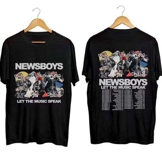 Graphic Design Black Style Shirt Newsboys 2023 Let The Music Speak Tour Tee Unisex T-Shirt XXXXL
Graphic Design Black Style Shirt Newsboys 2023 Let The Music Speak Tour Tee Unisex T-Shirt XXXXL