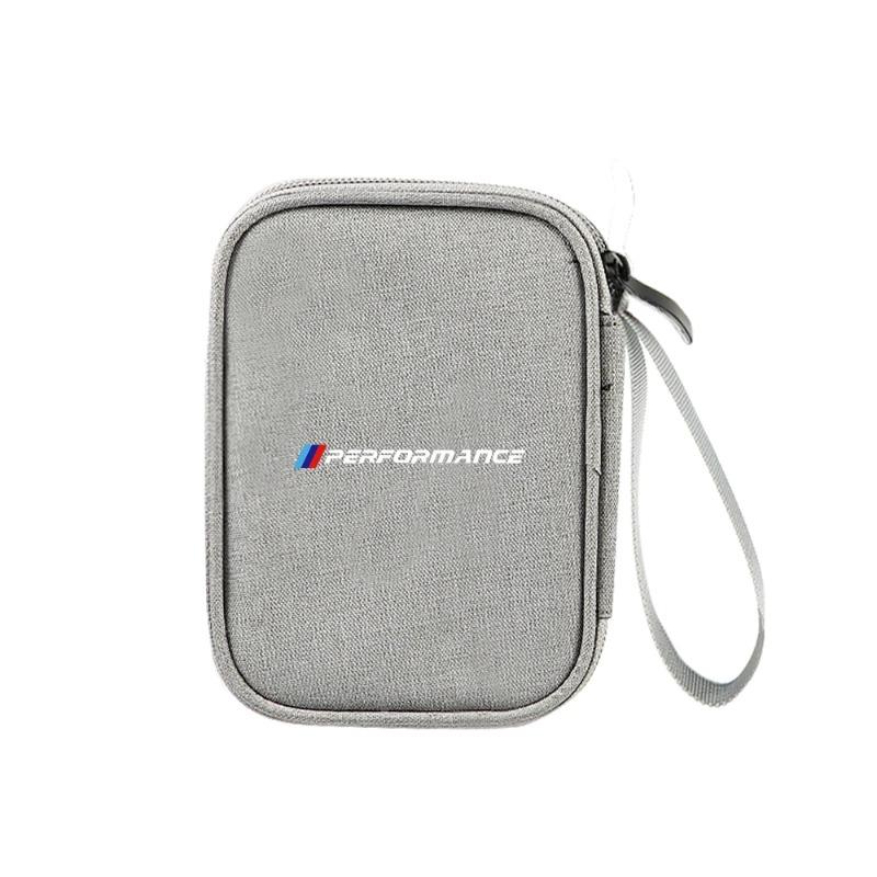 1pc Car keychain phone Earphone USB Cable Portable Mini Storage Bag For BMW M Performance E46 E90 E60 F30 E39 Auto Accessories 1PC
1pc Car keychain phone Earphone USB Cable Portable Mini Storage Bag For BMW M Performance E46 E90 E60 F30 E39 Auto Accessories 1PC