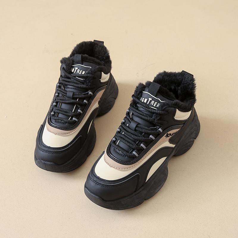 2024 зимние женские кроссовки средней высоты на массивной подошве, повседневные кожаные туфли на платформе со шнуровкой для ходьбы, модные спортивные туфли для тенниса 40 чёрный
2024 зимние женские кроссовки средней высоты на массивной подошве, повседневные кожаные туфли на платформе со шнуровкой для ходьбы, модные спортивные туфли для тенниса 40 чёрный