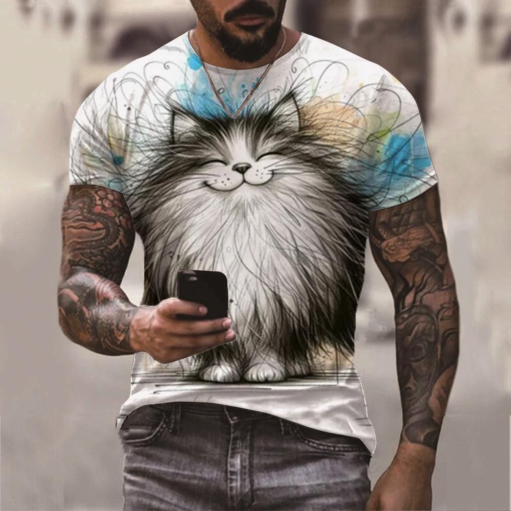 Мужская футболка с изображением животных, забавная футболка с коротким рукавом, футболка с 3D-принтом и круглым вырезом, ретро, винтаж, повседневная, уличный стиль, спорт, отдых, праздник, выход 3XL
Мужская футболка с изображением животных, забавная футболка с коротким рукавом, футболка с 3D-принтом и круглым вырезом, ретро, винтаж, повседневная, уличный стиль, спорт, отдых, праздник, выход 3XL