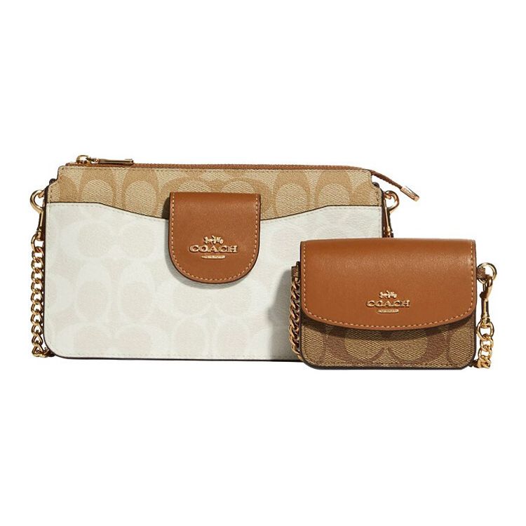 Coach 21 Classic Monogram Chain Canvas And Smooth Leather Crossbody Bag Women crossbody bag CA843-IMRFI Basic Set (Bag+Dust Bag)
Coach 21 Classic Monogram Chain Canvas And Smooth Leather Crossbody Bag Women crossbody bag CA843-IMRFI Basic Set (Bag+Dust Bag)
