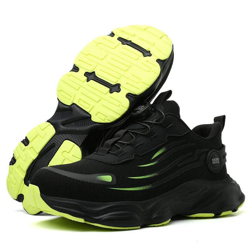 Saint Shield Men s Lightweight Steel Toe Work Shoes - Anti-Smash, Anti-Puncture, Breathable, Wear-Resistant, Shock-Absorbing Thick Sole. Slip-On Breathable Anti-Protection 45
Saint Shield Men s Lightweight Steel Toe Work Shoes - Anti-Smash, Anti-Puncture, Breathable, Wear-Resistant, Shock-Absorbing Thick Sole. Slip-On Breathable Anti-Protection 45