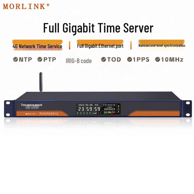 MORLINK Precision PTP/NTP Time Server with GPS/Beidou
MORLINK Precision PTP/NTP Time Server with GPS/Beidou